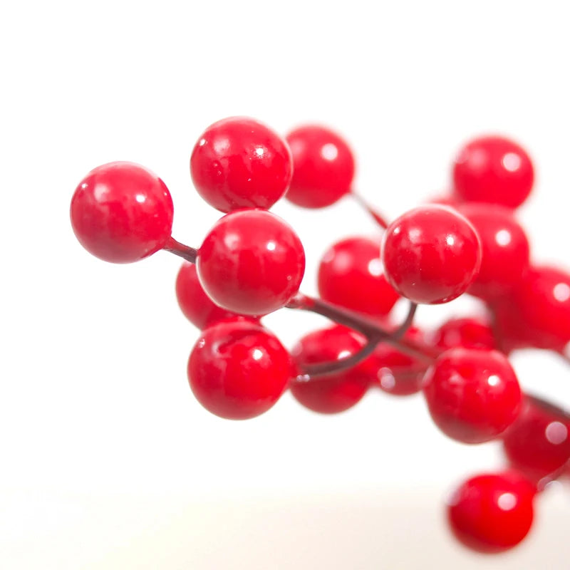 Artificial Red Berry Branches – Christmas & Wedding Decor Artificial Berry Branches Babs