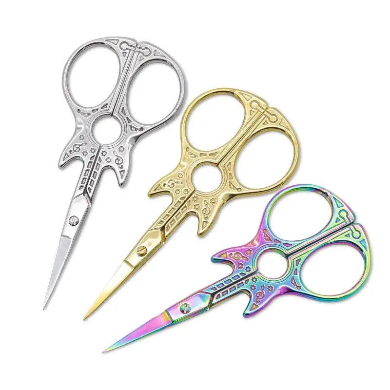 Guitar Pattern Dressmaker Shears – Stainless Steel Sewing Scissors Dressmaker Shears Babs