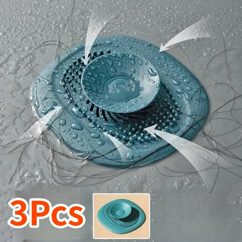 TPR Drain Hair Catcher Sink Strainer & Shower Drain Cover Drain Hair Catcher Babs