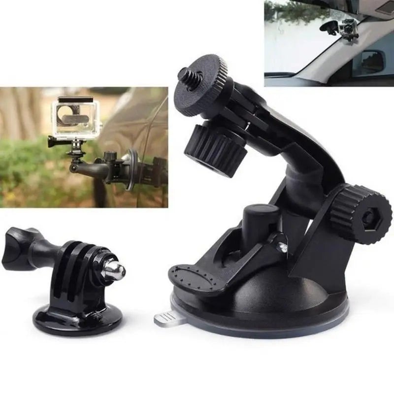 Suction Cup Car Mount for GoPro Hero Action Camera | 180° Action Camera Mount Babs