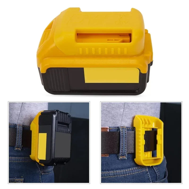 DeWalt 18V 20V 60V Battery Holder – Belt Clip & Wall Mount Battery Holder Stand Babs