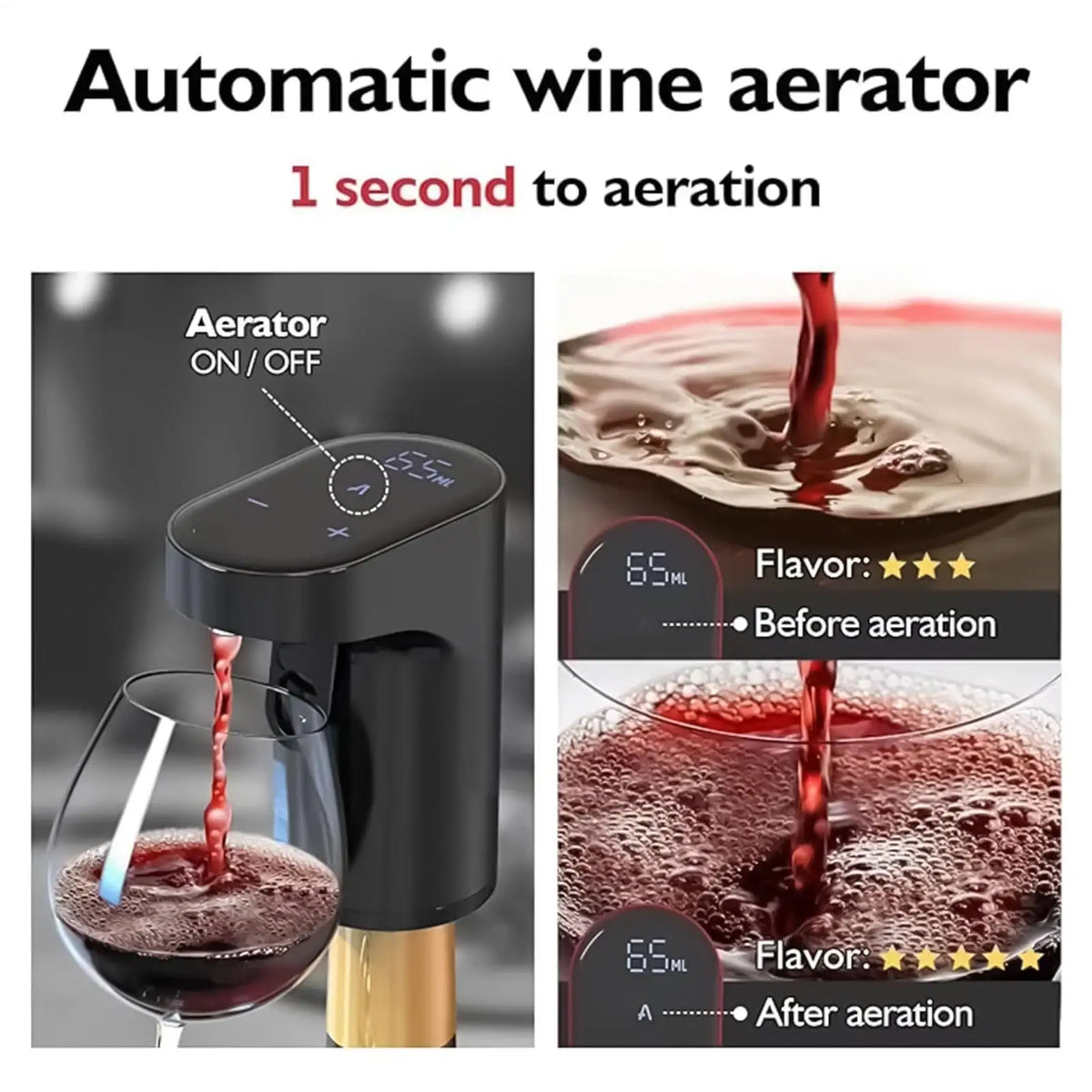 Electric Wine Dispenser USB Rechargeable Decanter Pump Electric Wine Dispenser Babs