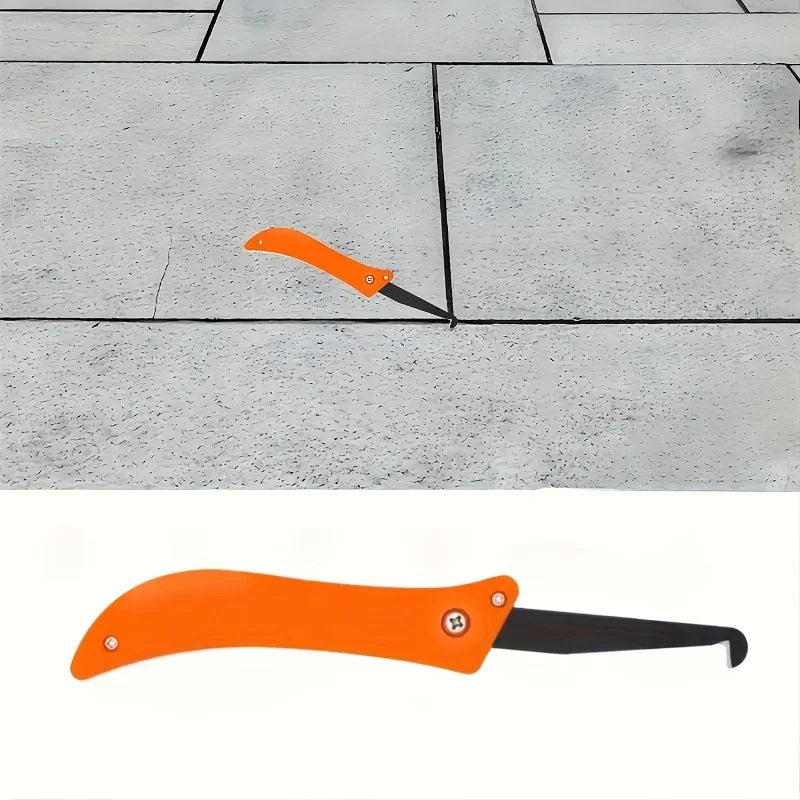 Foldable Weed Remover Hook Blade Tool for Pavers & Driveways Weed Remover Tool Babs