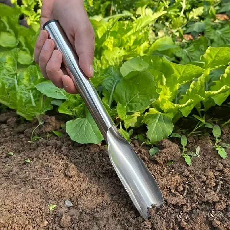 Stainless Steel Garden Shovel – Planting, Weeding & Foraging Garden Hand Shovel Babs