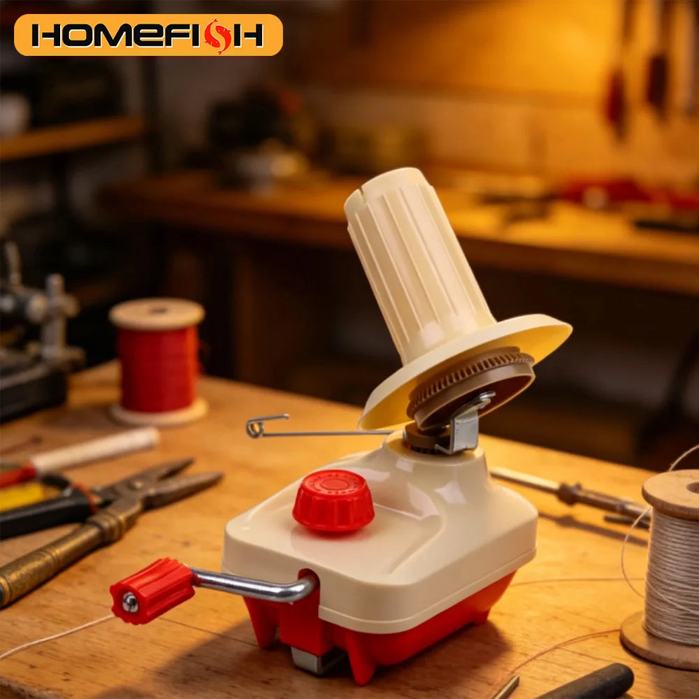 Manual Yarn Ball Winder – Clamp-On Wool Winding Machine Yarn Ball Winder Babs