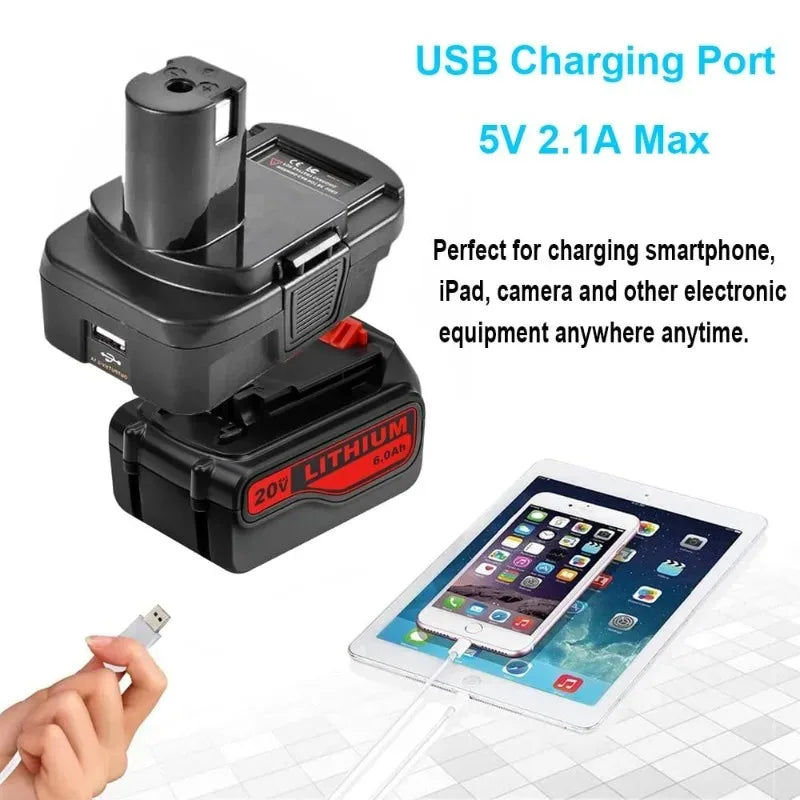 20V to Ryobi 18V Battery Adapter — Black+Decker/Porter-Cable Battery Adapter Babs