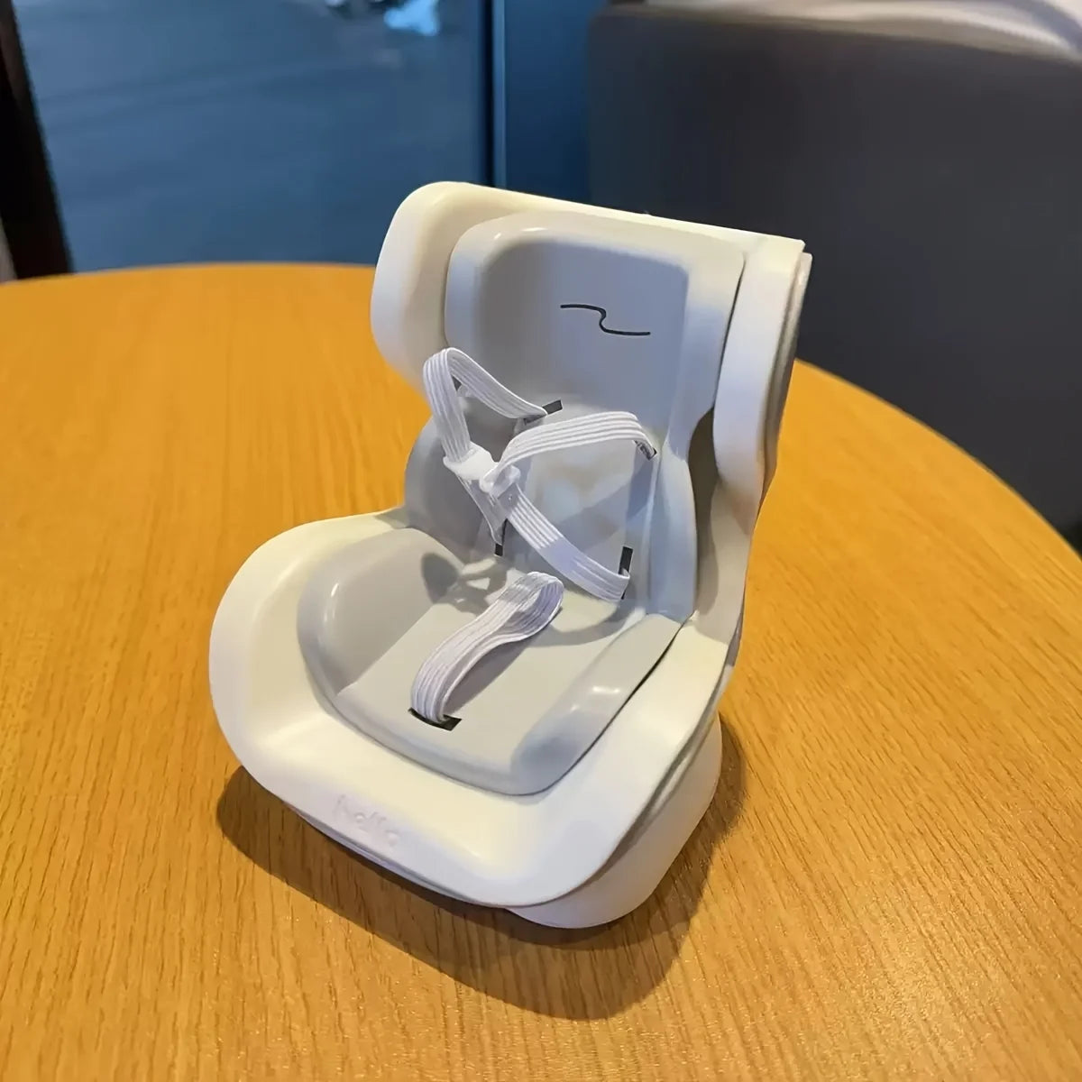 Mini Doll Car Seat Holder 17–20cm | LABUBU Compatible Doll Car Seat Babs Gray