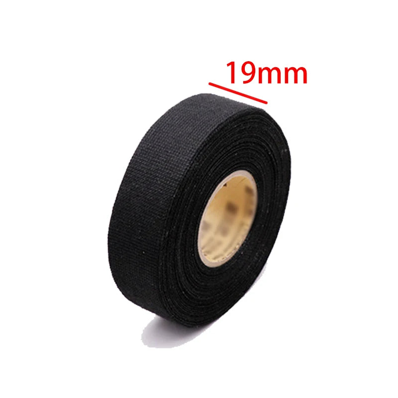 15M Heat-Resistant Car Wiring Harness Cloth Tape – 9/19/25MM Wiring Harness Tape Babs 19mm 15M