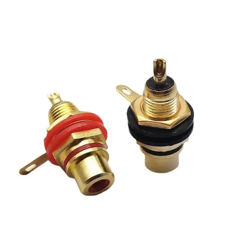 3.5mm Nickel Plated Lotus Connector Female Socket 4/10Pcs Audio Connector Babs
