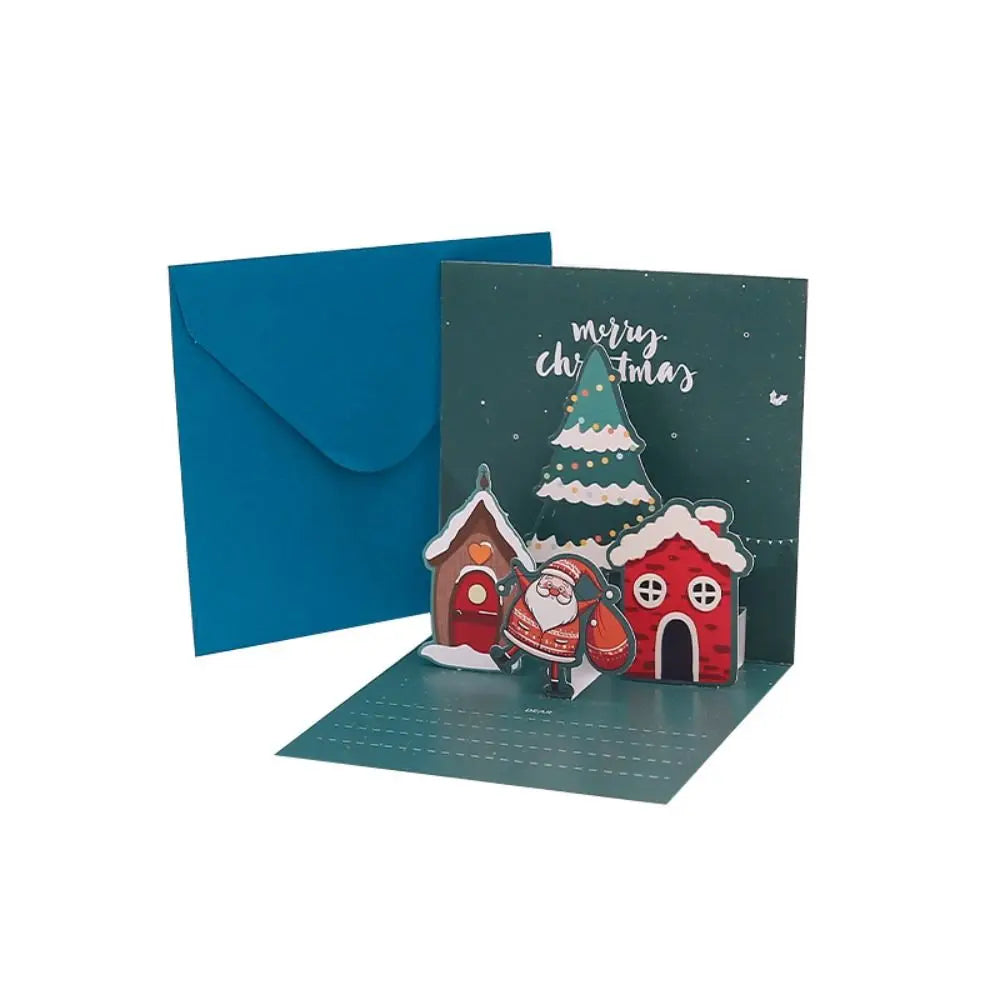 3D Pop-Up Christmas Tree Greeting Card with Envelope Pop-Up Greeting Card Babs F