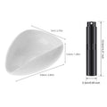 Ceramic Coffee Bean Dosing Cup, Measuring Tray & Spoon Set Coffee Dosing Set Babs White Set of 2