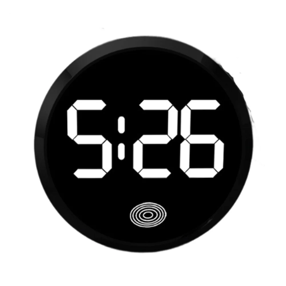 Touch-Activated LED Car Dashboard Clock – Mini Digital Clock Car Dashboard Clock Babs A - White Light