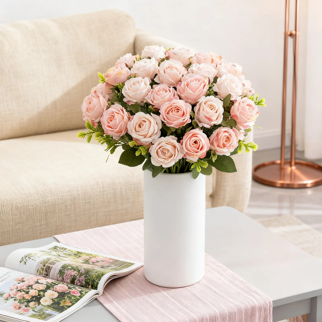 Artificial Silk Rose Bouquet – Wedding & Home Décor Artificial Flower Bouquet Babs