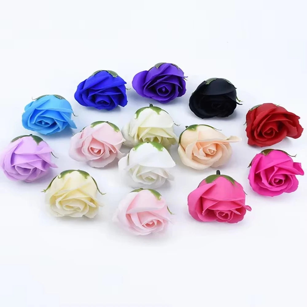 Soap Flower Rose Heads – Artificial Bouquet for Wedding & Décor Artificial Soap Flowers Babs