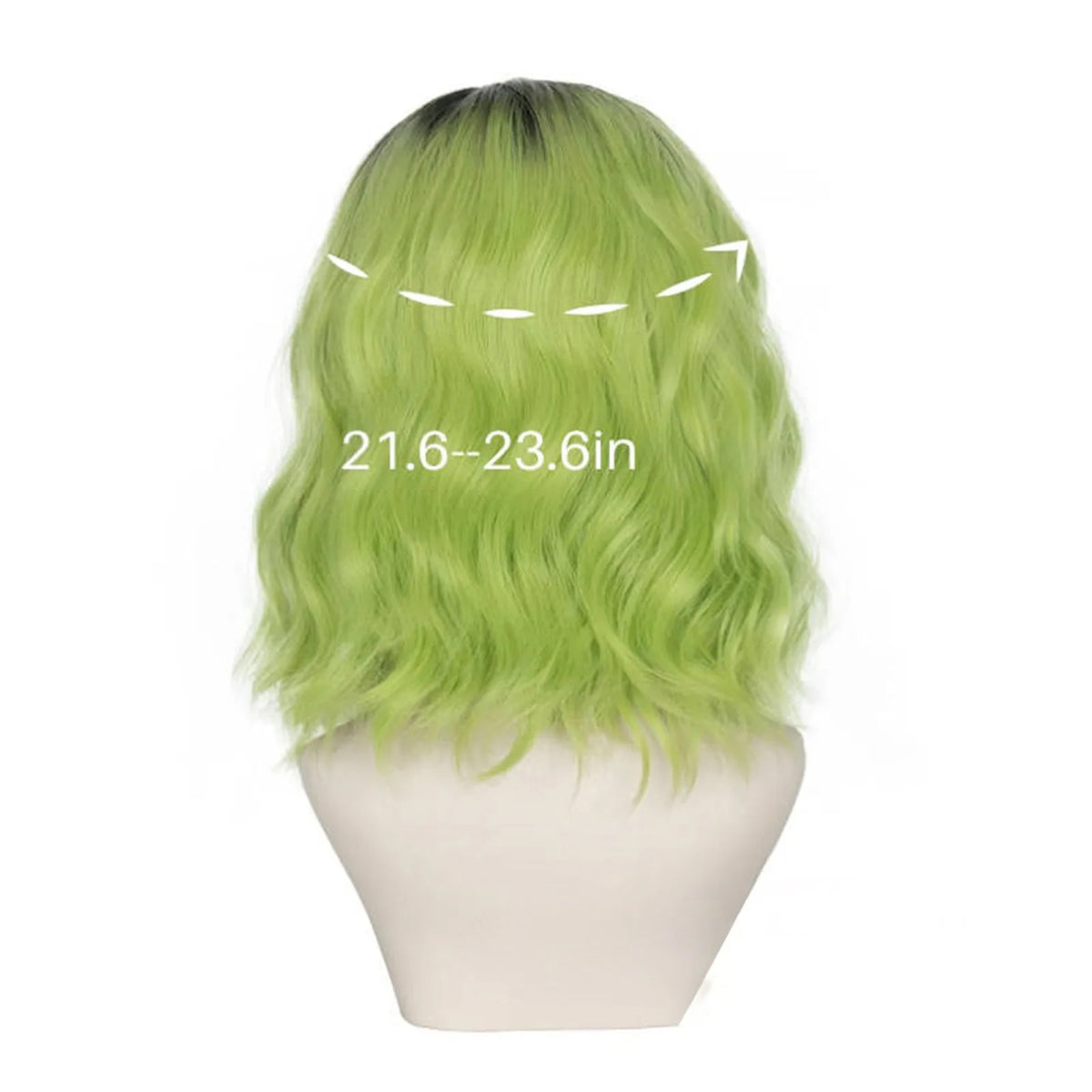 Black Green Gradient Curly Cosplay Wig – Women's Halloween Wig Costume Cosplay Wig Babs