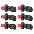 Hand Press Wine Bottle Stopper – Airtight Rubber Seal Cap Wine Bottle Stopper Babs 6pcs Black