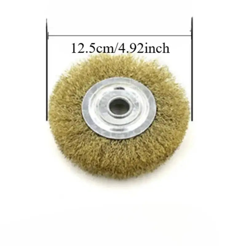 5-Inch 125mm Copper Wire Brush Wheel for Bench Grinder Wire Brush Wheel Babs