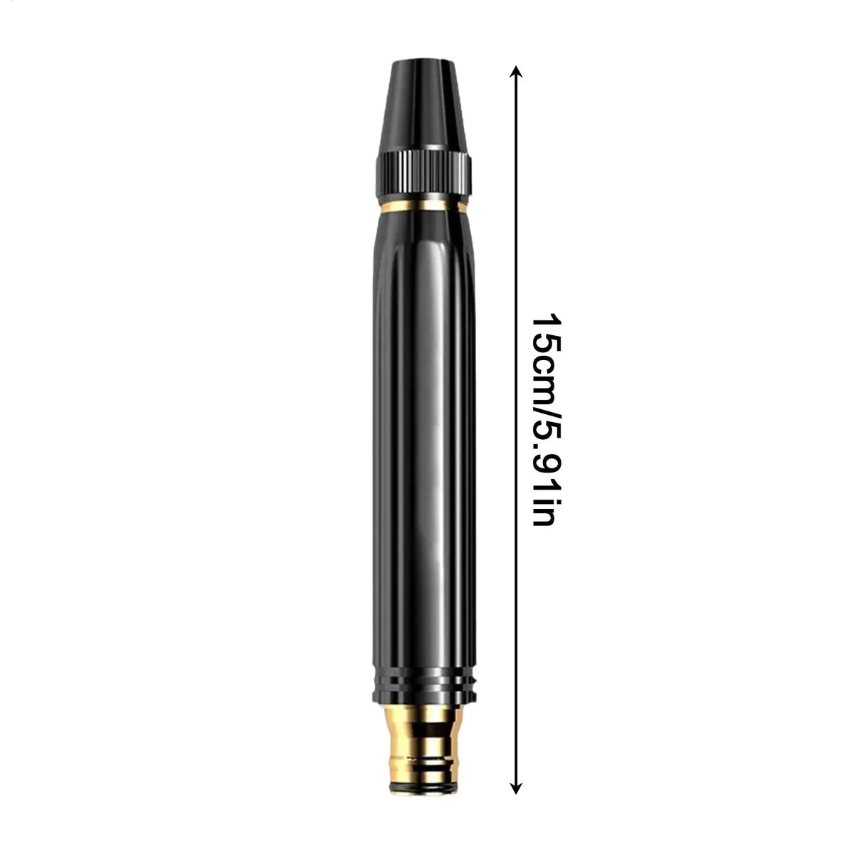 Metal Garden Hose Spray Nozzle – Adjustable Multi-Flow Garden Hose Nozzle Babs