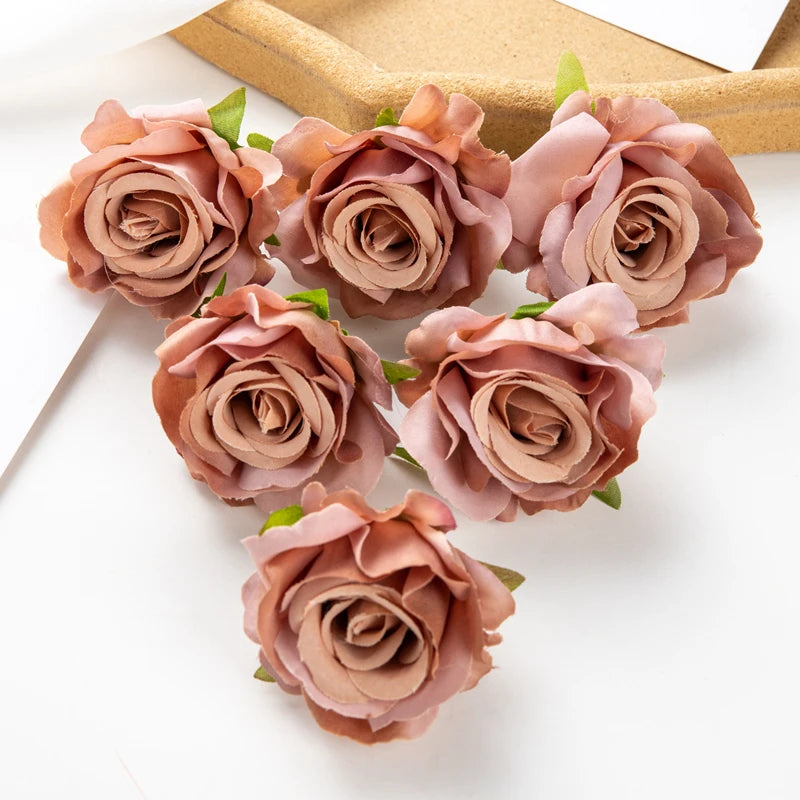 Silk Rose Artificial Flowers – Wedding & Home Décor, 40–80 Pcs Artificial Silk Flowers Babs color 6 80 pcs
