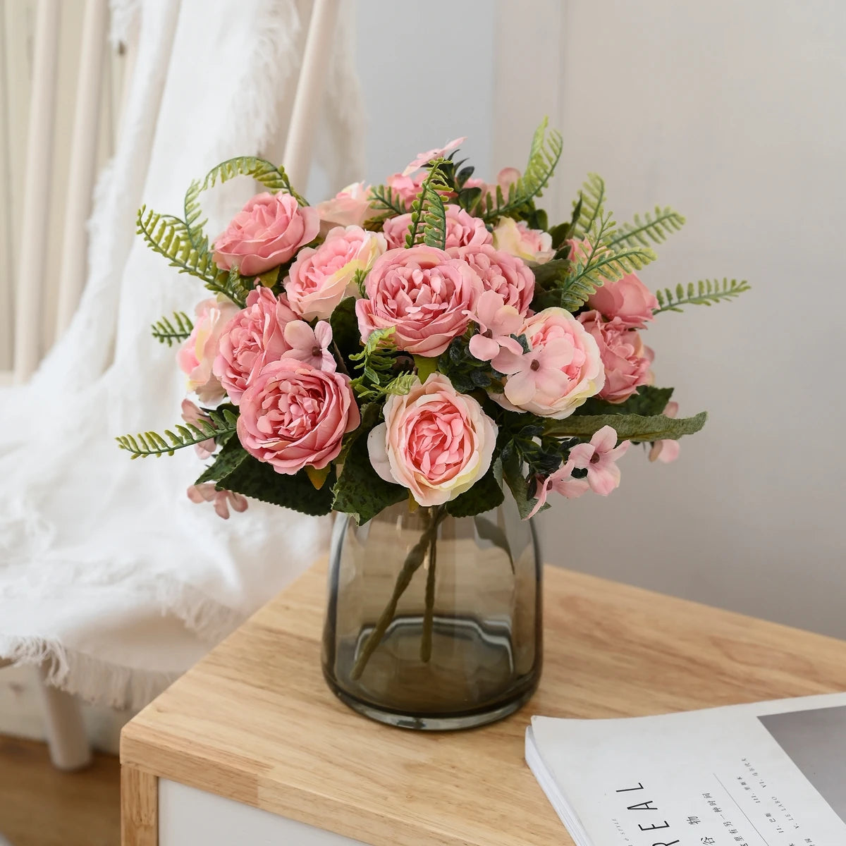 Artificial Silk Peony Bouquet – Wedding & Home Décor Artificial Flower Bouquet Babs