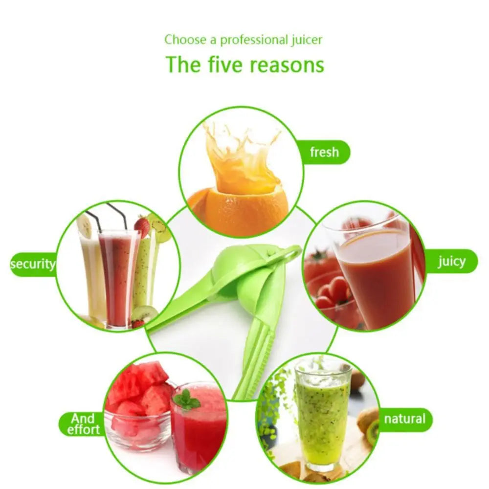 Manual Citrus Juicer – Portable Lemon & Fruit Hand Press Manual Citrus Juicer Babs