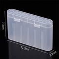 6-Slot Waterproof 18650 Battery Storage Box | Portable Case Battery Storage Case Babs onesize