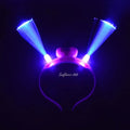 15-Pack LED Optical Fiber Flashing Headbands – Glow Party LED Glow Headband Babs Default Title