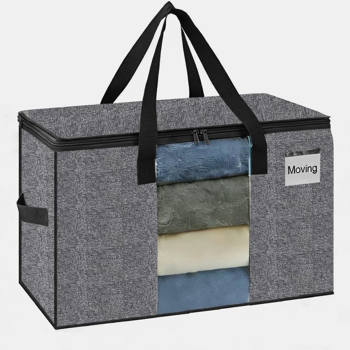 Collapsible Storage Bags for Clothes, Blankets & Bedding Collapsible Storage Bags Babs Grey