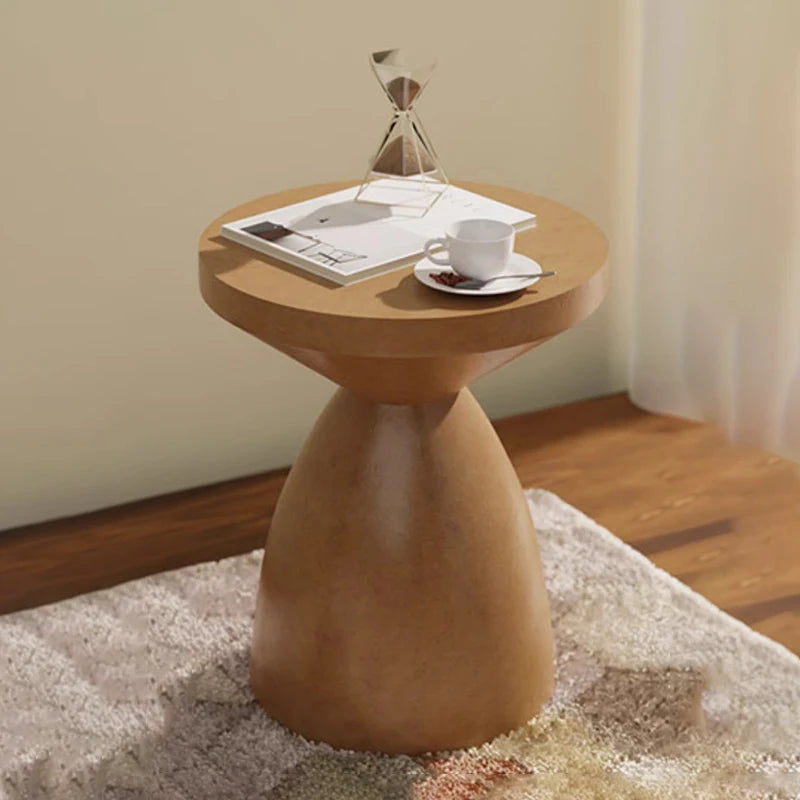 Modern Round Mini Coffee Table – Minimalist Luxury Side Table Round Coffee Table Babs