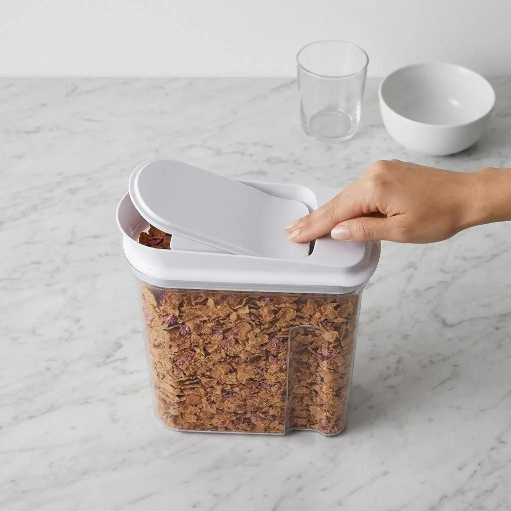 Airtight Food Storage Containers – Clear Plastic Pantry Organizers Food Storage Containers Babs