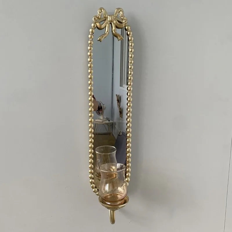 Vintage Gold Metal Wall Sconce Candle Holder – Wrought Iron Wall Sconce Candle Holder Babs