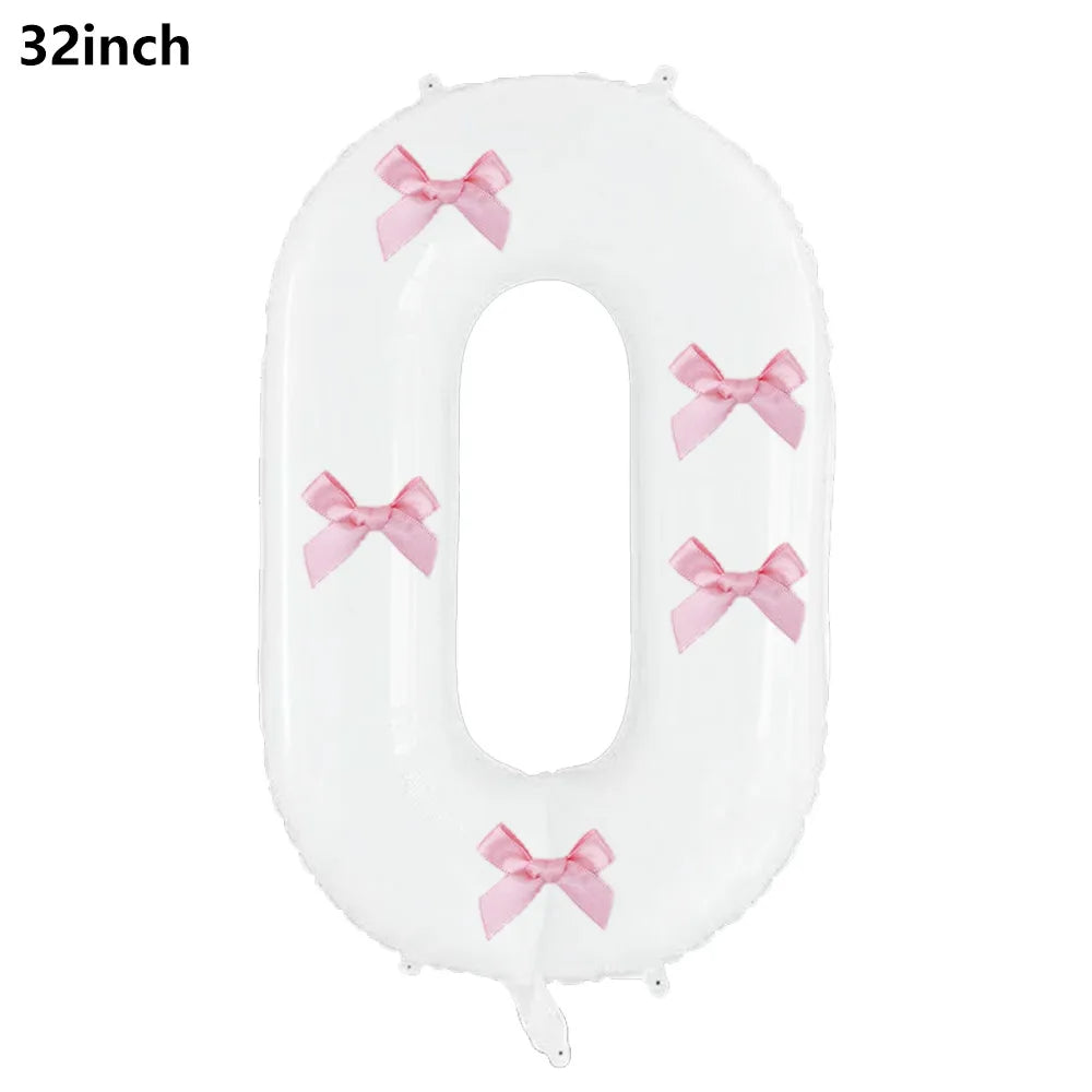 32" Black Bow Number Balloon Kit – Party & Wedding Décor Party Balloon Kit Babs Pink 0 As pictures show