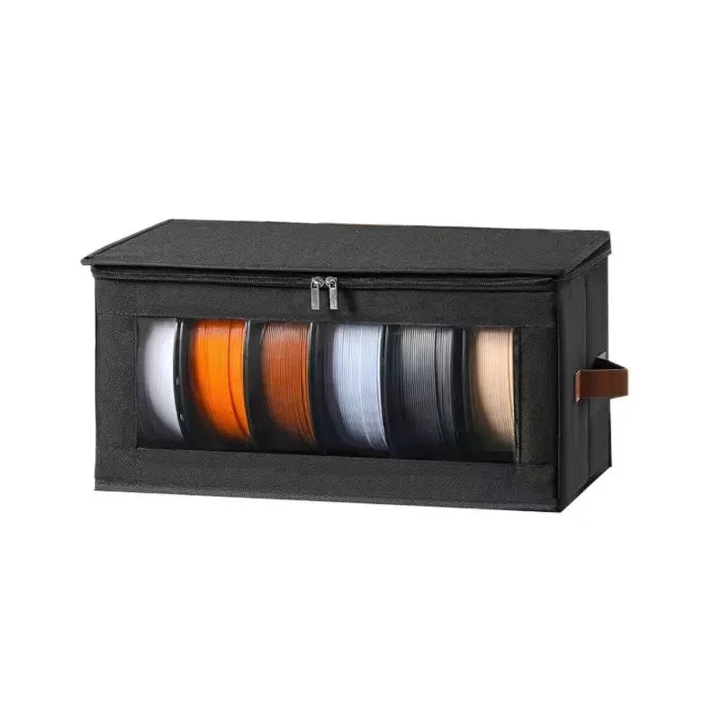 3D Printer Filament Storage Bag & Foldable Holder Rack Filament Storage Bag Babs Black