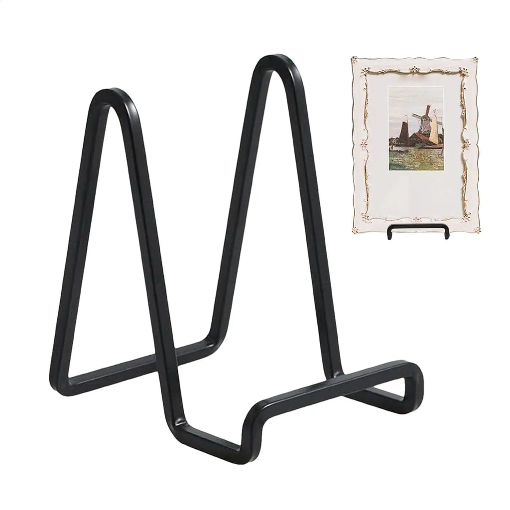 Metal Plate Display Stand – Picture Easel & Photo Holder Plate Display Stand Babs