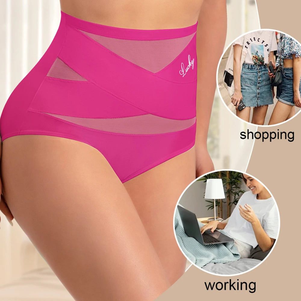 Women's Plus Size High Waist Seamless Shaping Panties Butt Lifter Shapewear Panties Babs