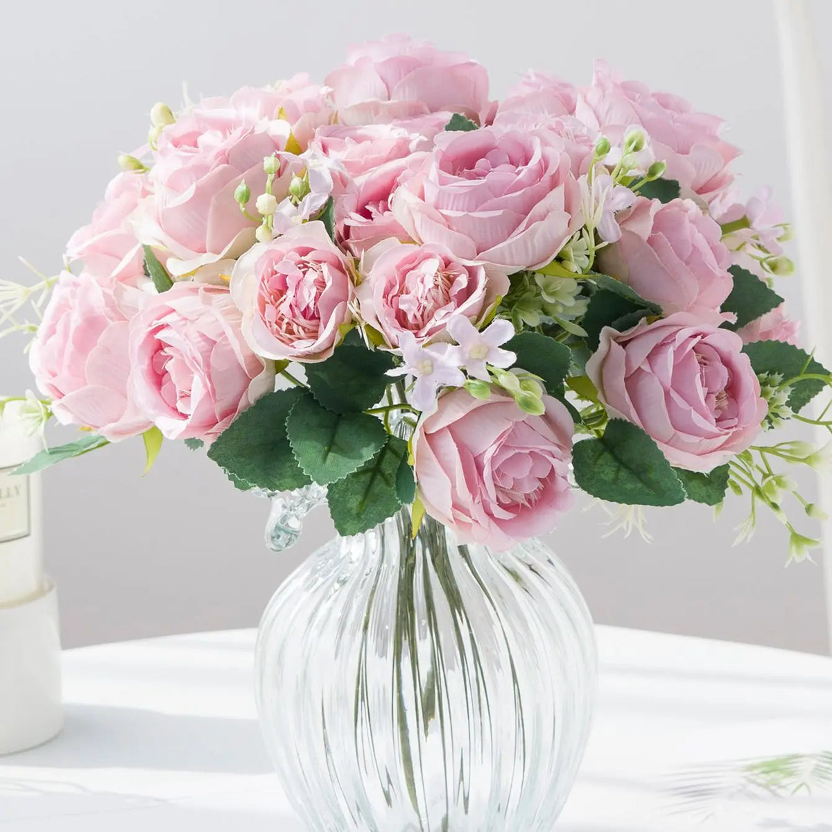 Artificial Silk Peony Rose Bouquet – Wedding & Home Decor Artificial Flower Bouquet Babs