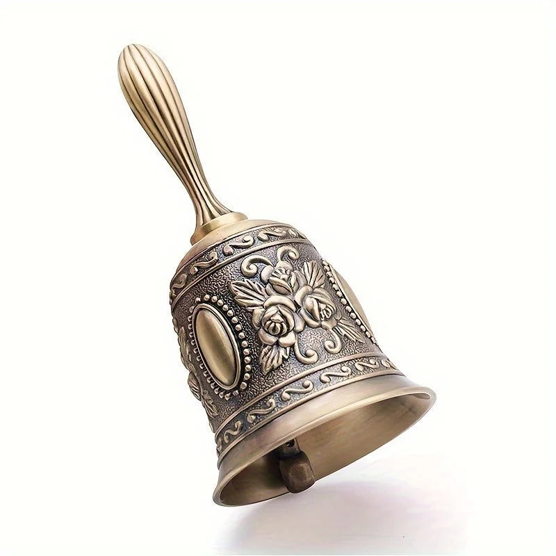 Brass Hand Bell – Wedding & Eid Celebration Call Bell Decorative Hand Bell Babs 1pc