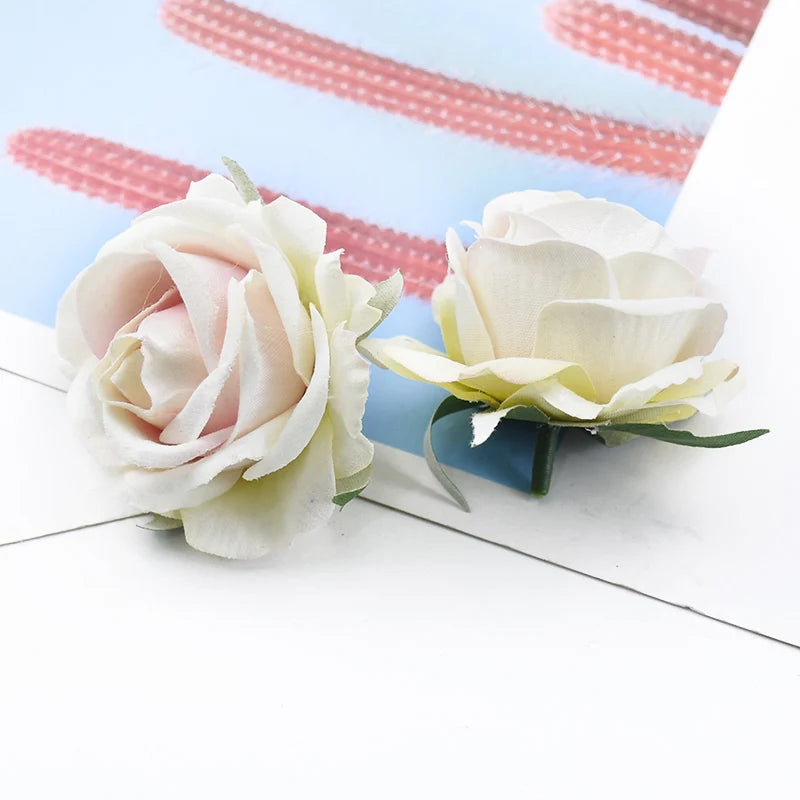 Velvet Silk Rose Heads 10/20 Pcs – Artificial Flowers for Weddings Artificial Silk Roses Babs color 2 10 Pieces