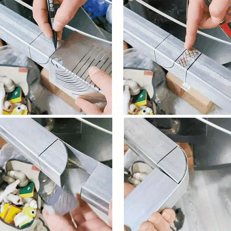 Arc Marking Tool – Flex Angle Mitre Gauge & Ruler | 0–80mm Angle Marking Gauge Babs