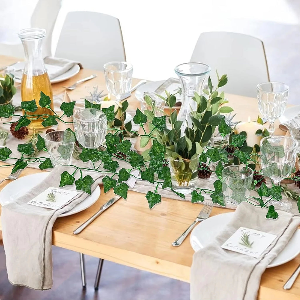 Artificial Ivy Garland – Green Hanging Vine Wall Decoration Artificial Ivy Garland Babs