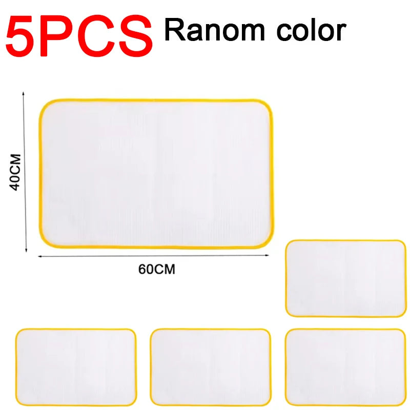 Ironing Mesh Protective Cloth – Anti-Scald Board Mat Cover Ironing Mesh Mat Babs 5pcs 40x60cm-random