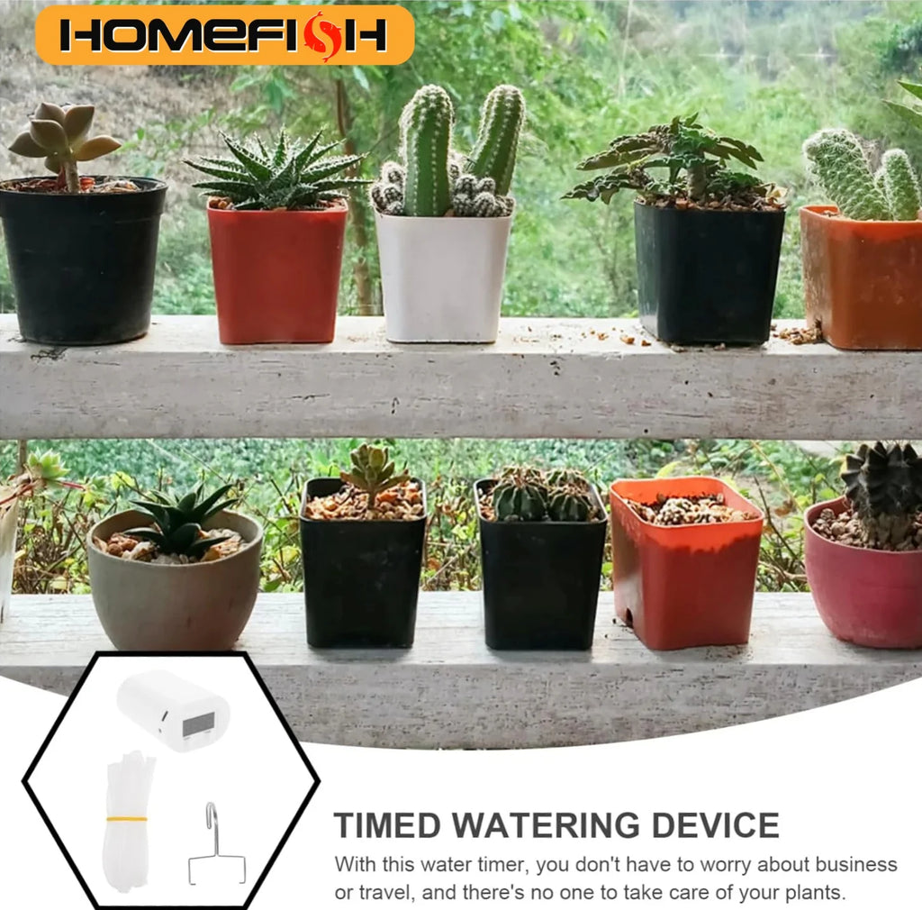 Automatic Drip Irrigation Kit – 4/8/16 Head Timer Watering System Drip Irrigation Kit Babs