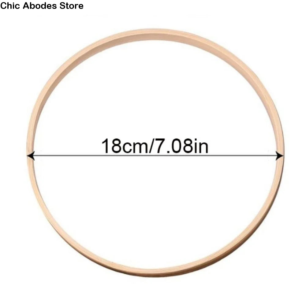 Bamboo Hoop Ring 10–30cm | Wreath & Craft Frame Bamboo Craft Hoop Babs