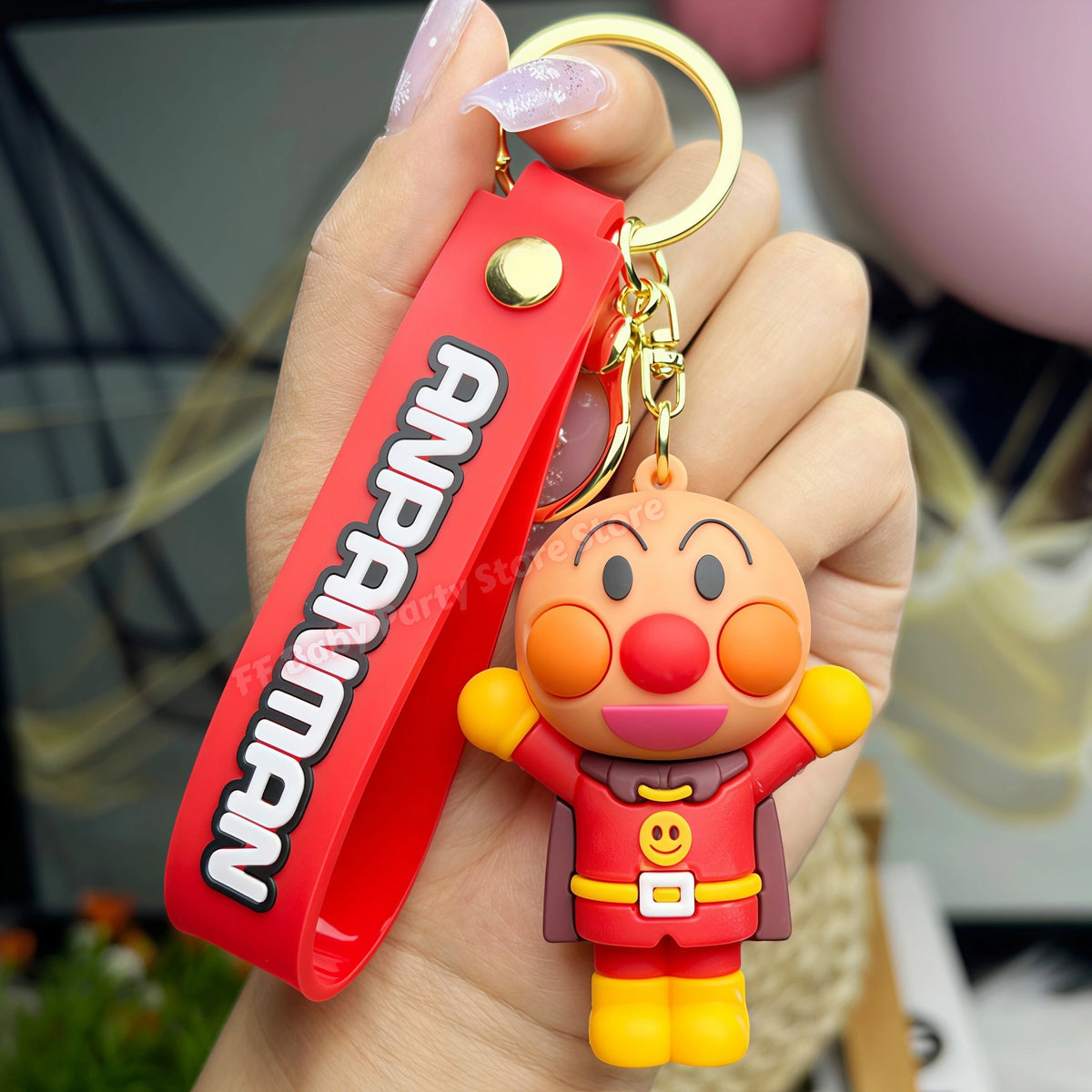 Anime Hero Birthday Party Decoration Set – Balloons, Banner & More Party Decoration Set Babs 1pc Keychain