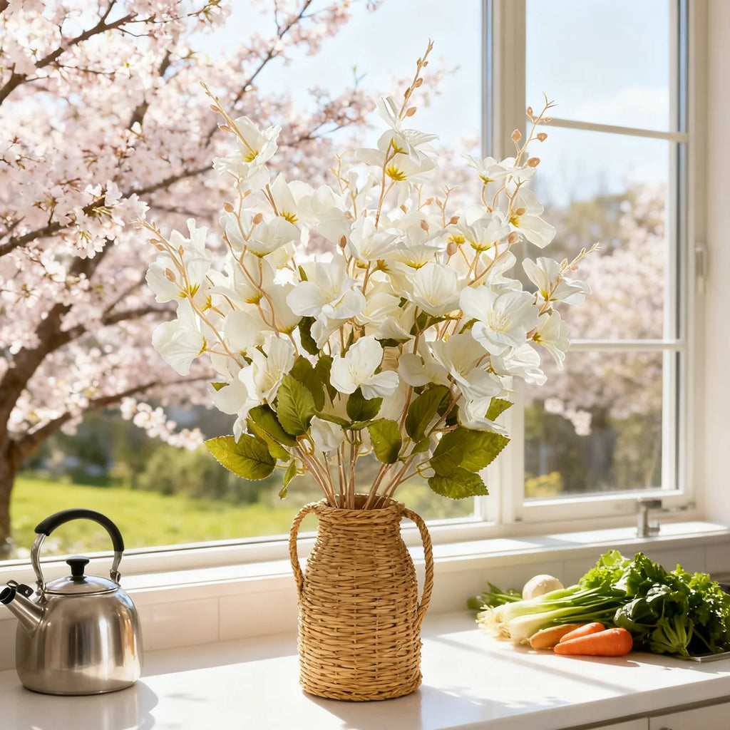 Artificial Silk Magnolia Bouquet – Wedding & Home Décor Artificial Flower Bouquet Babs