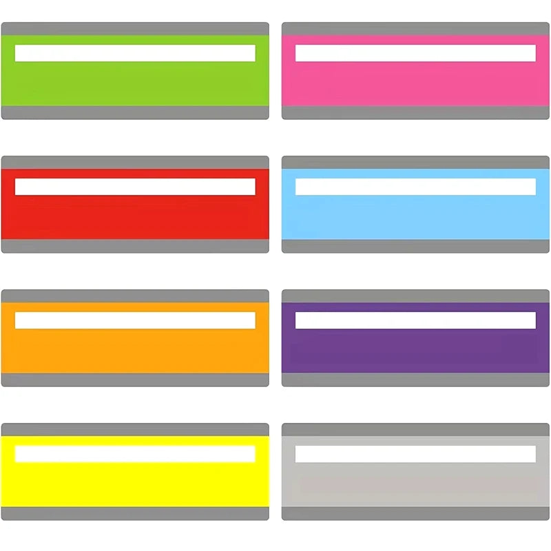 8-Pack Guided Reading Strips Multicolor Highlight Overlays Reading Overlay Strips Babs