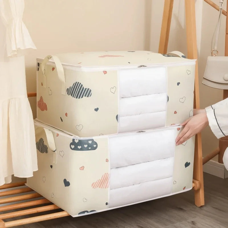 50/75L Moisture-Proof Quilt & Clothes Storage Bag | Dustproof Clothes Storage Bag Babs