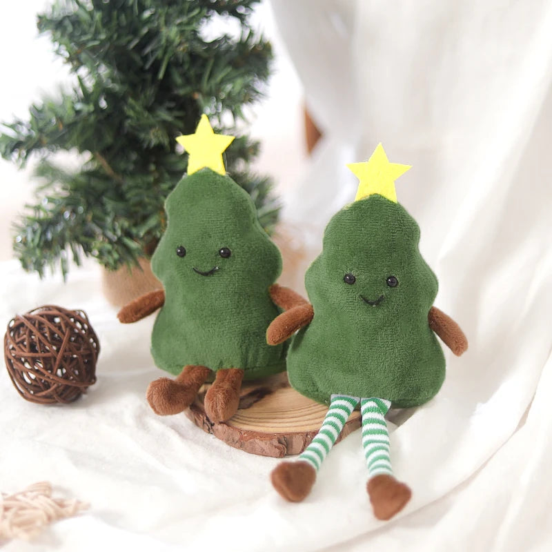 Avocado Christmas Tree Plush Doll Ornament | Holiday Gift 2026 Christmas Plush Ornament Babs
