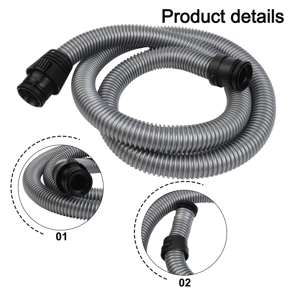 1.6M Flexible Vacuum Hose Replacement for Miele S2000 Series Vacuum Hose Replacement Babs