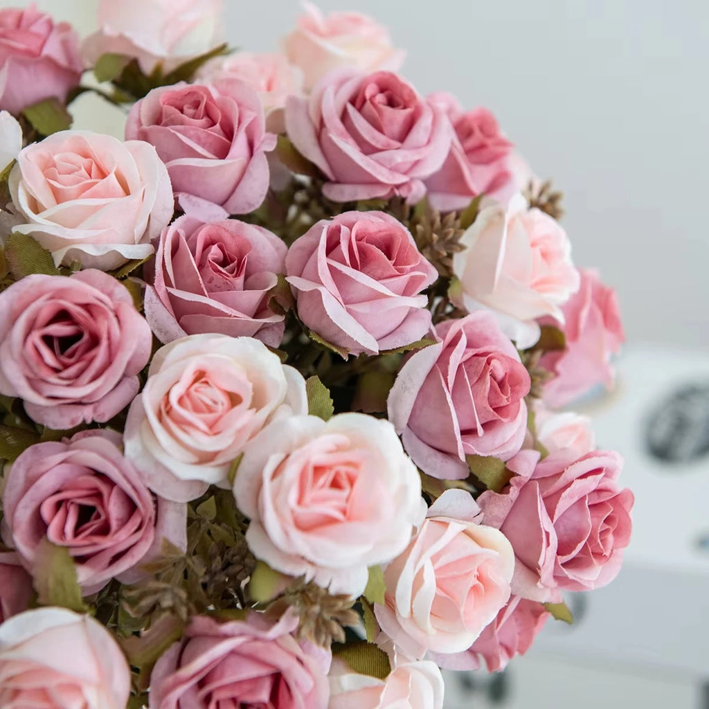 Artificial Silk Rose Bouquet – Wedding & Home Décor Gift Artificial Flower Bouquet Babs
